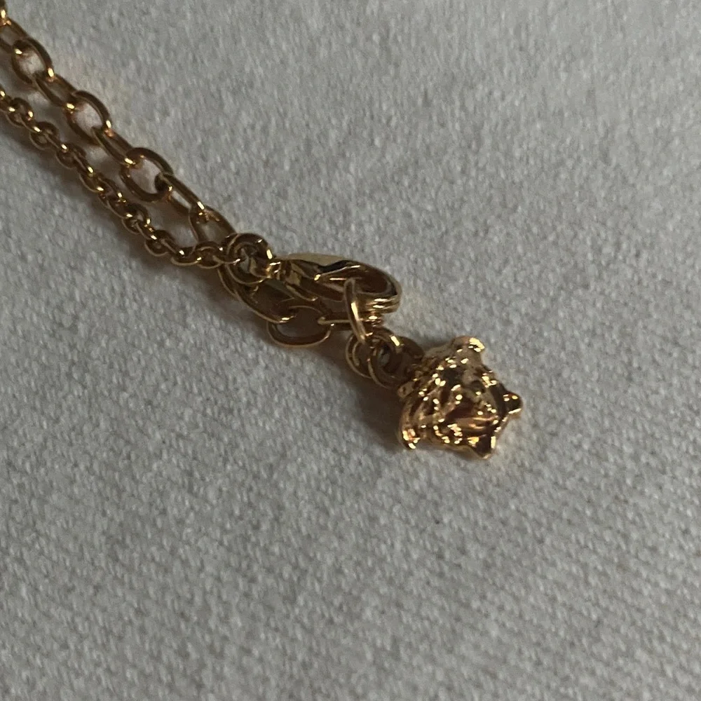 Versace Gold Medusa Ankle Bracelet